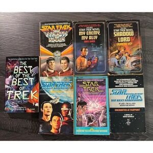 Star Trek Vintage Paperback Book Lot